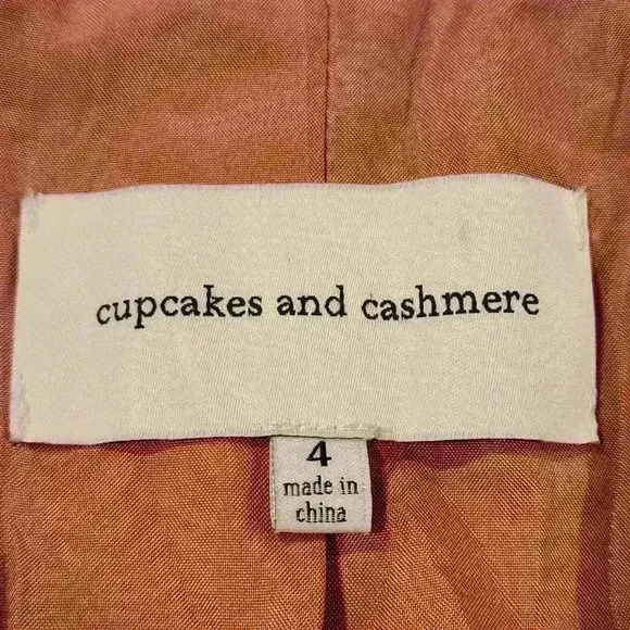 Cupcakes & Cashmere Women's Black Velvet Two-Button Coat Blazer Jacket - Picture 11 of 15